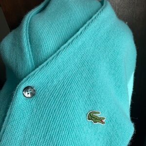 Seafoam Green Izod Lacoste Cardigan